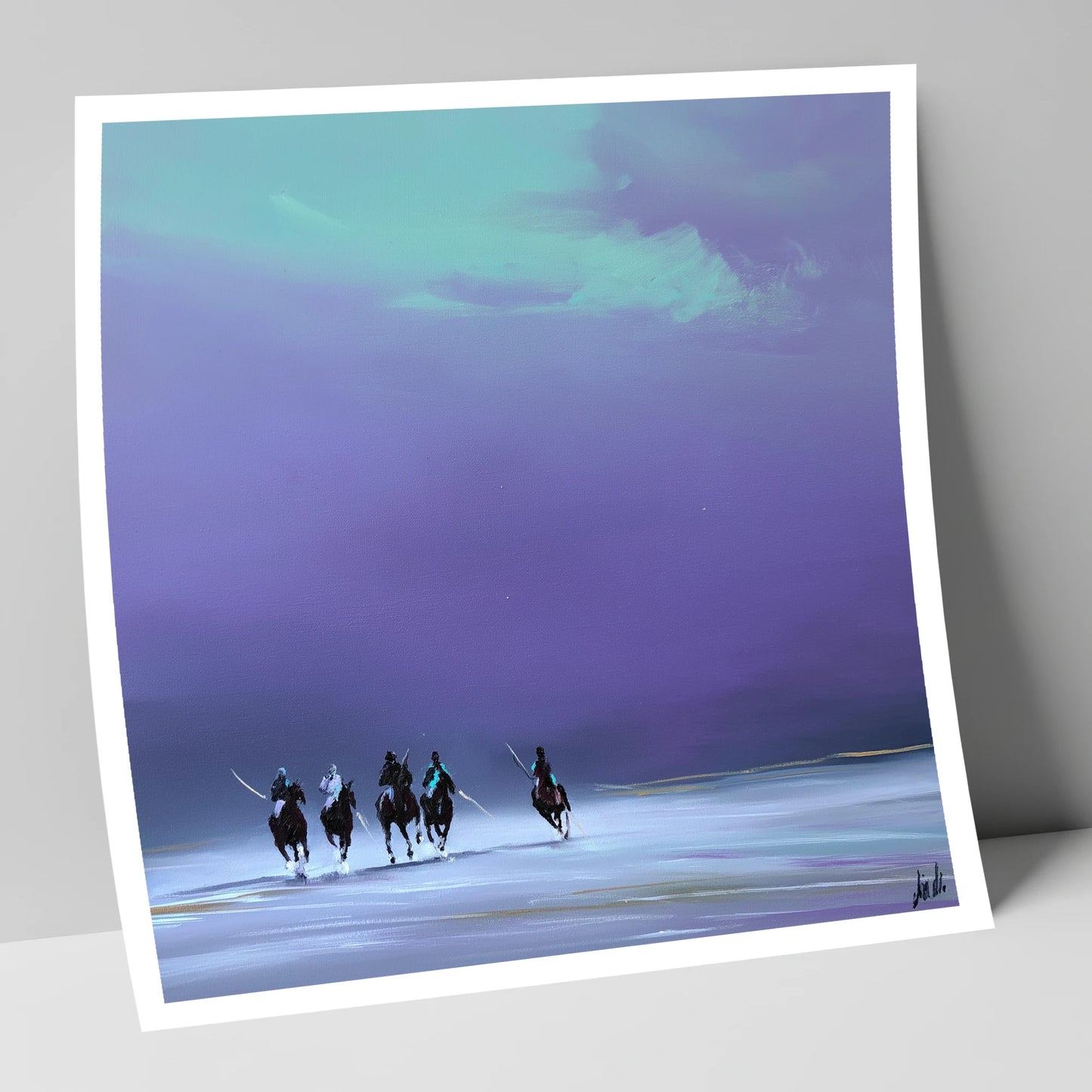 The Final Chukka polo horse art print