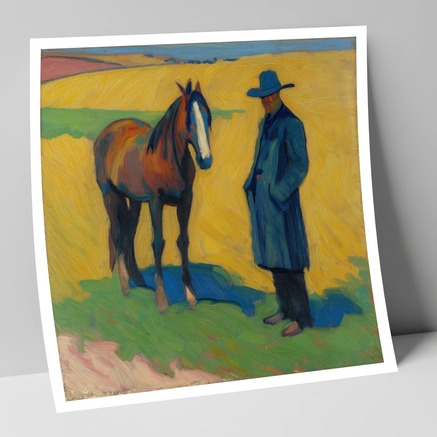 Quiet Western Companions western horse art print