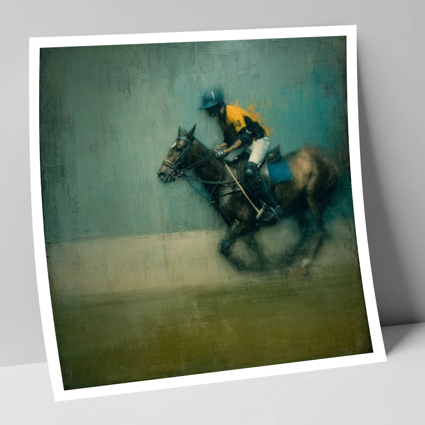 The Decisive Chukka polo horse art print