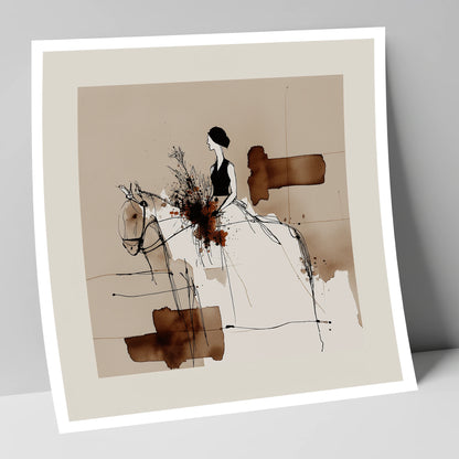 Graceful Partnership horse & rider art print