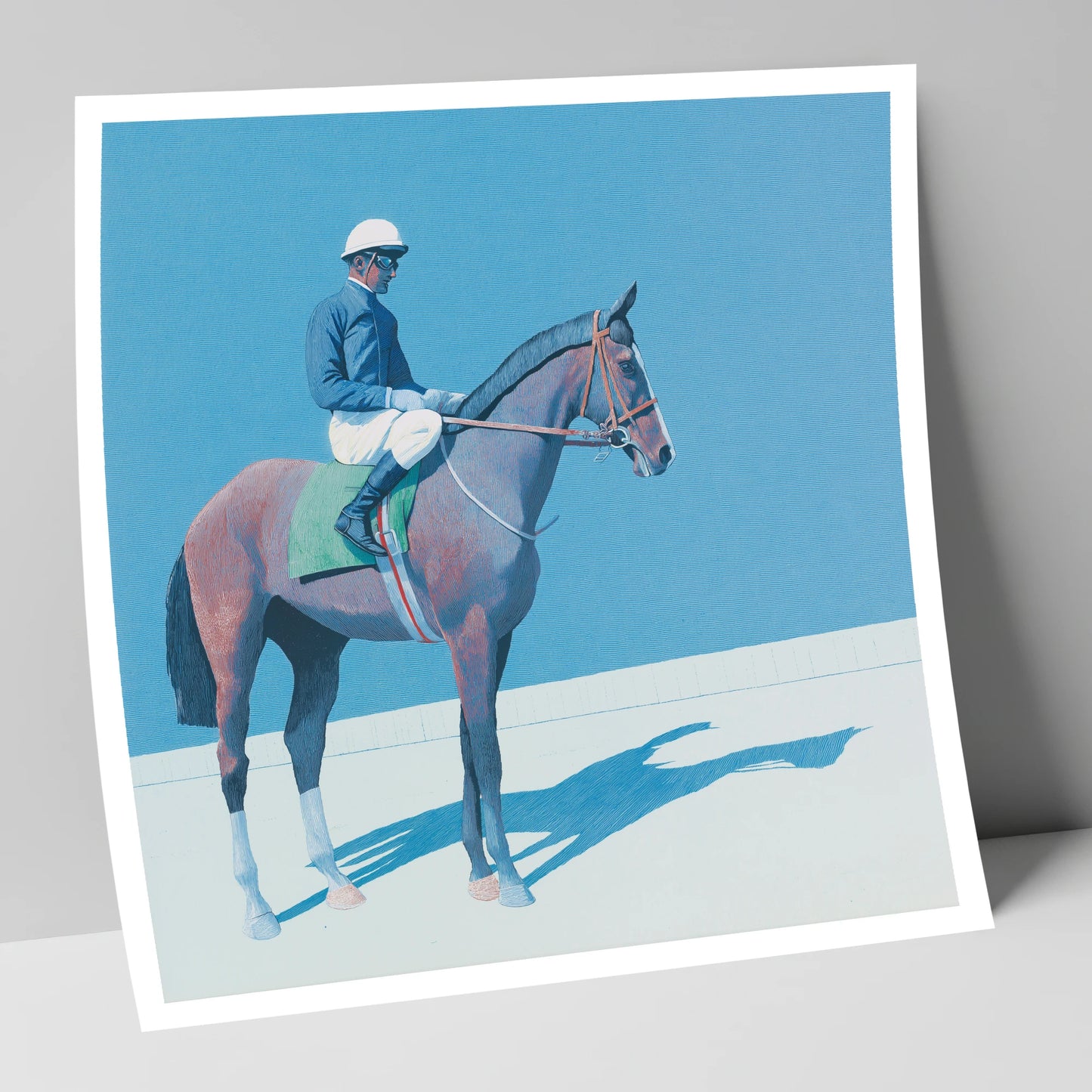 Before the Off racing horse art print