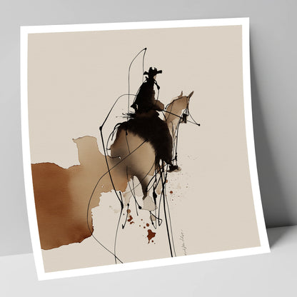 Rhythm of the West western horse art print