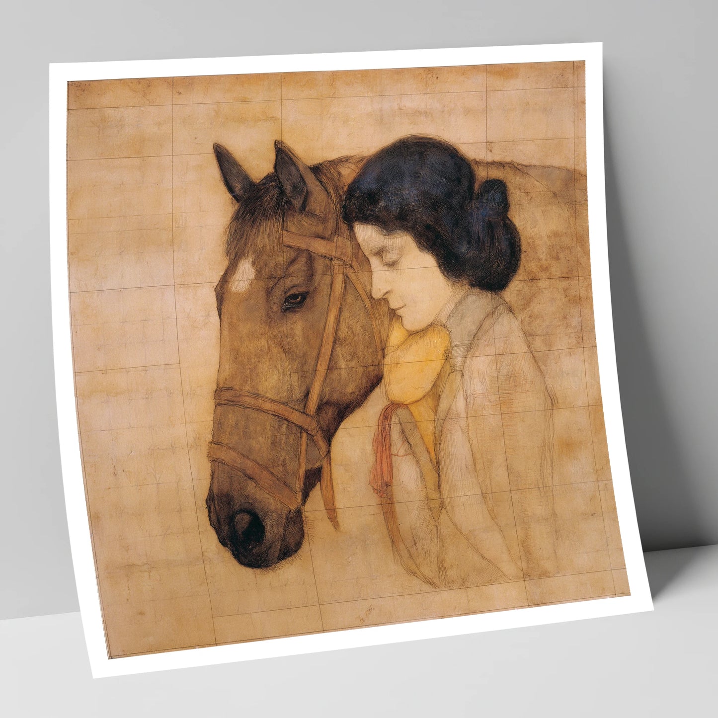 The Silent Bond horse & rider art print