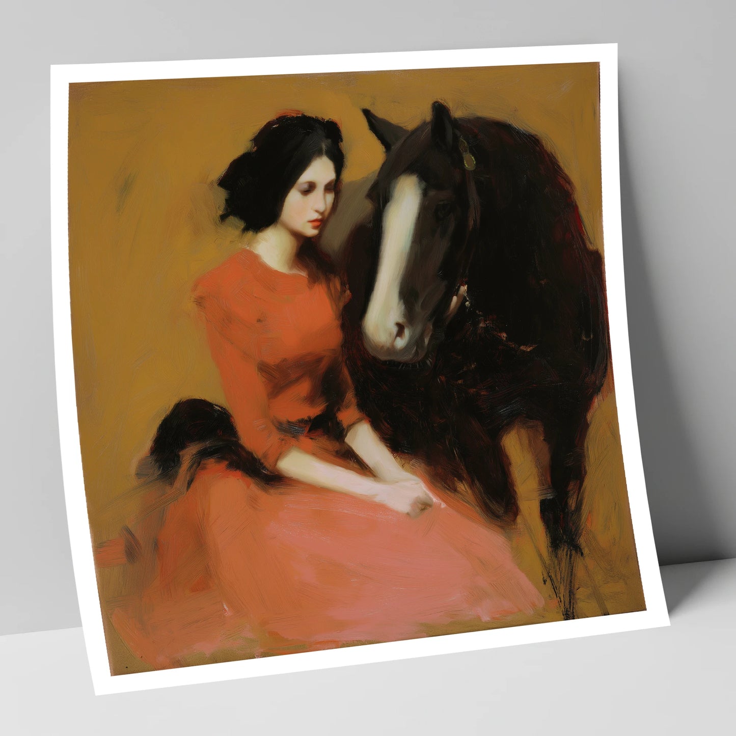 The Silent Bond horse & rider art print
