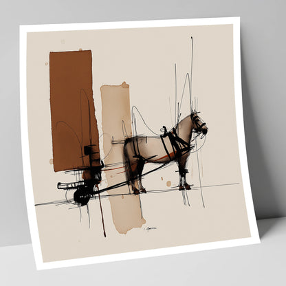 Structural Harness working horse art print