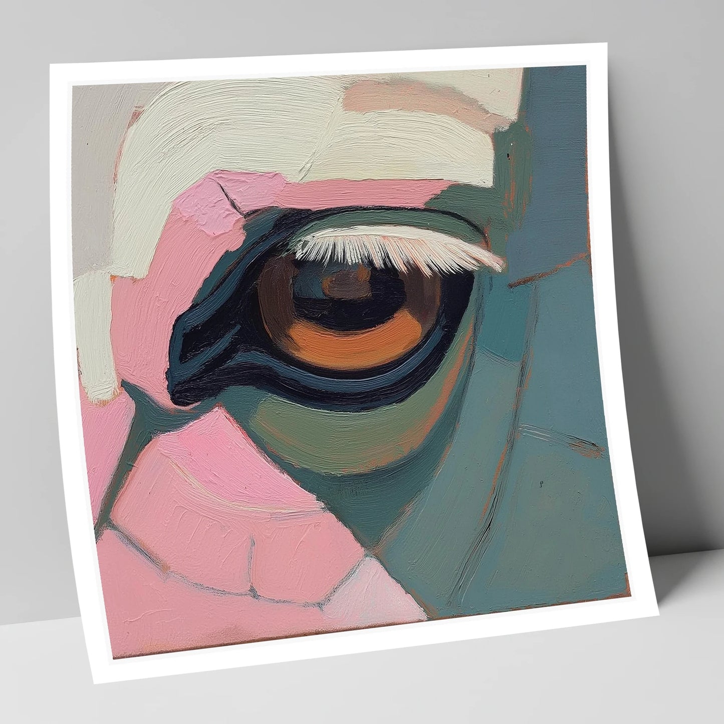 The Gentle Observer horse portrait art print