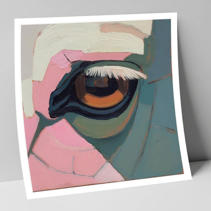 The Gentle Observer horse portrait art print