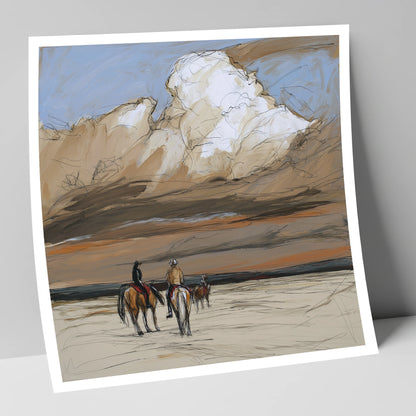 Boundless Skies horse landscape art print