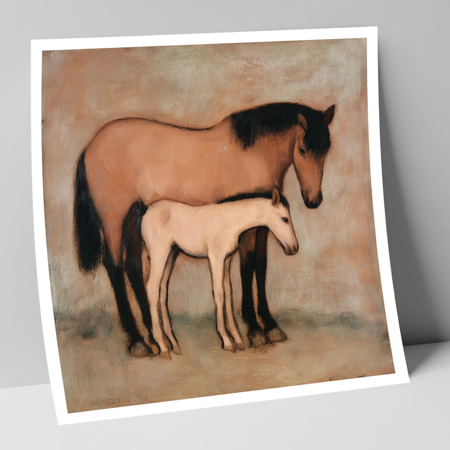 Timeless Bond mare & foal art print