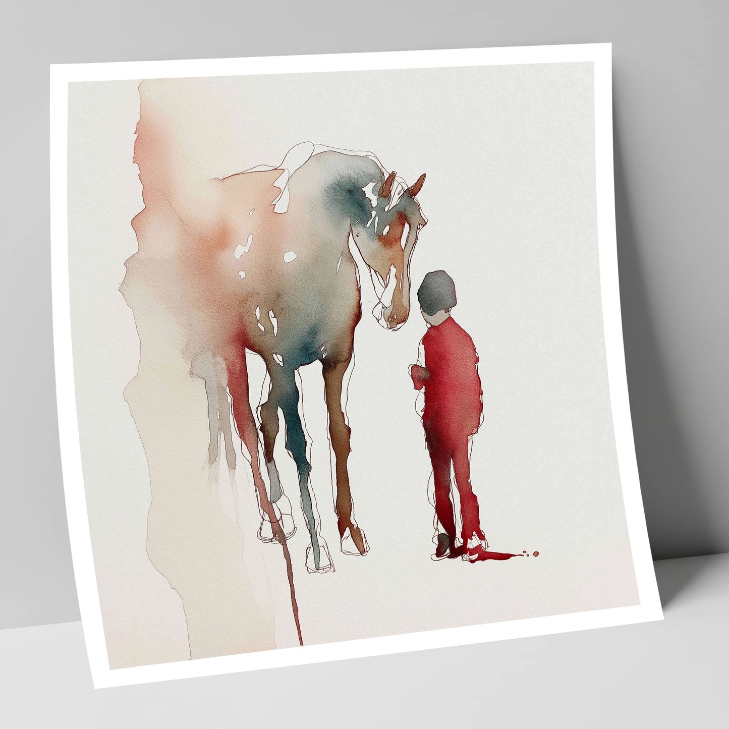 The Unspoken Bond horse & rider art print