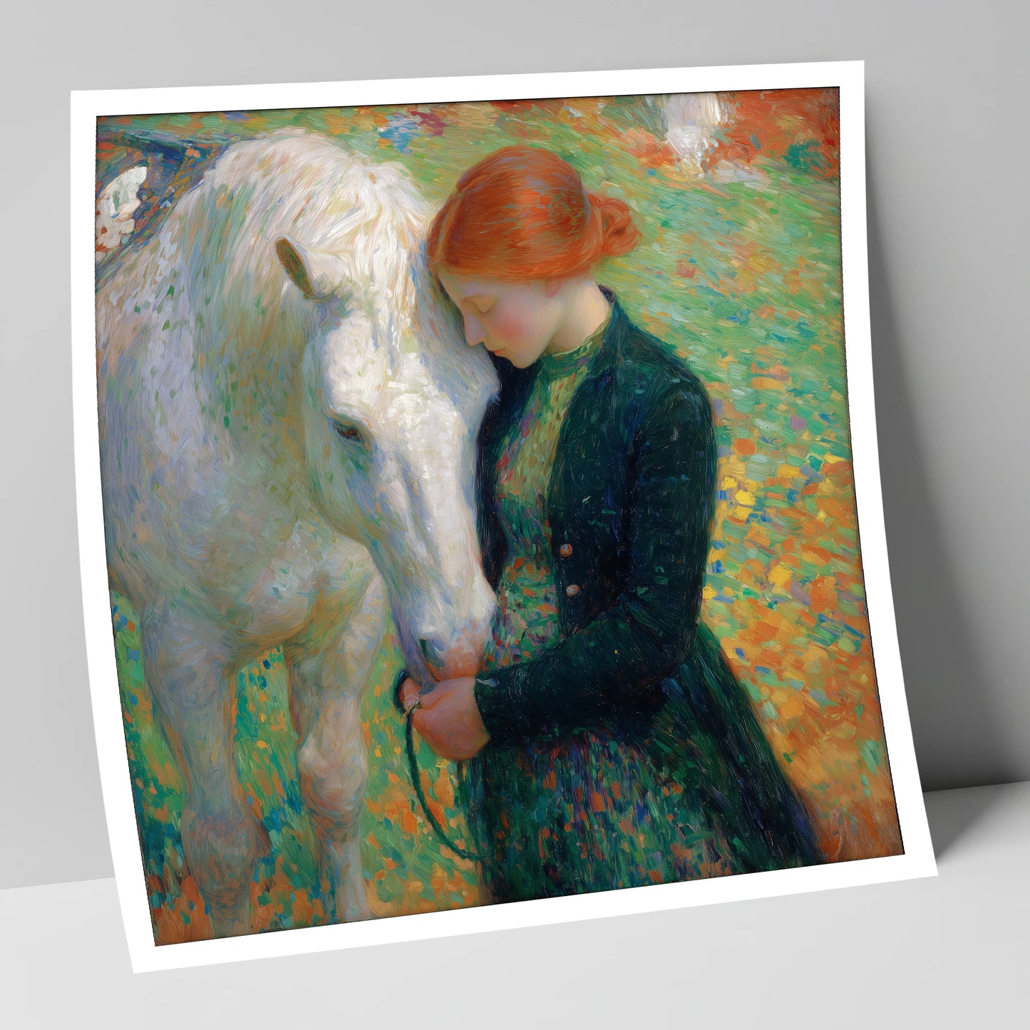The Serene Bond horse & rider art print