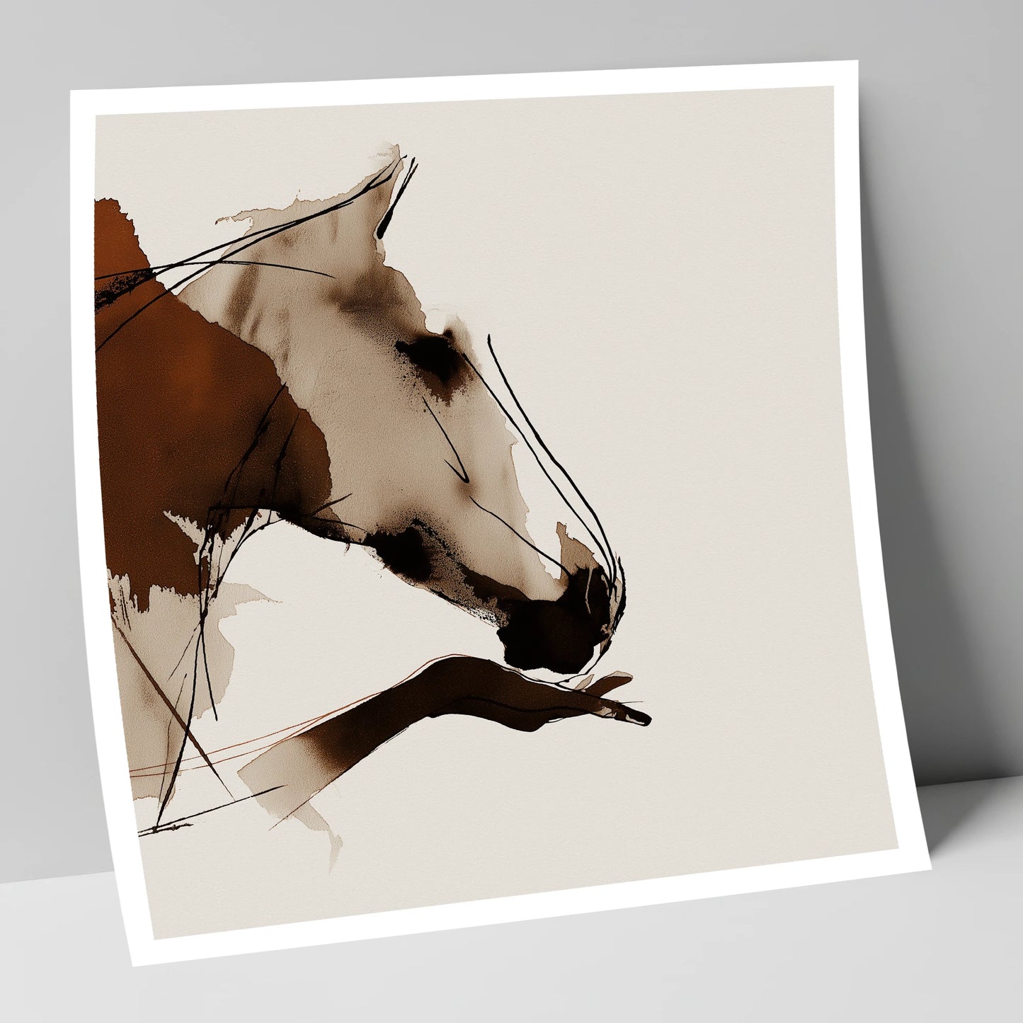 Unspoken Bond horse & rider art print