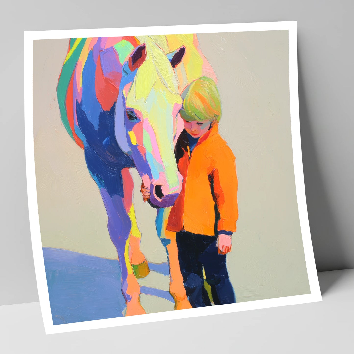Radiant Bond horse & rider art print