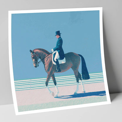 Classical Dressage Elegance dressage horse art print