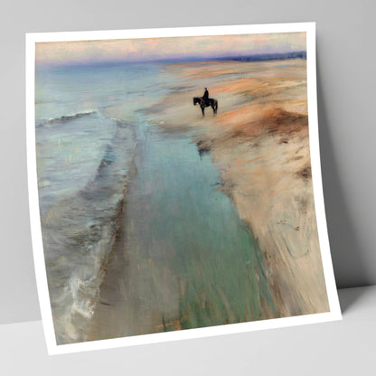 Solitude on the Sands horse landscape art print