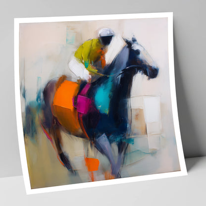 The Colour of Speed racing horse art print