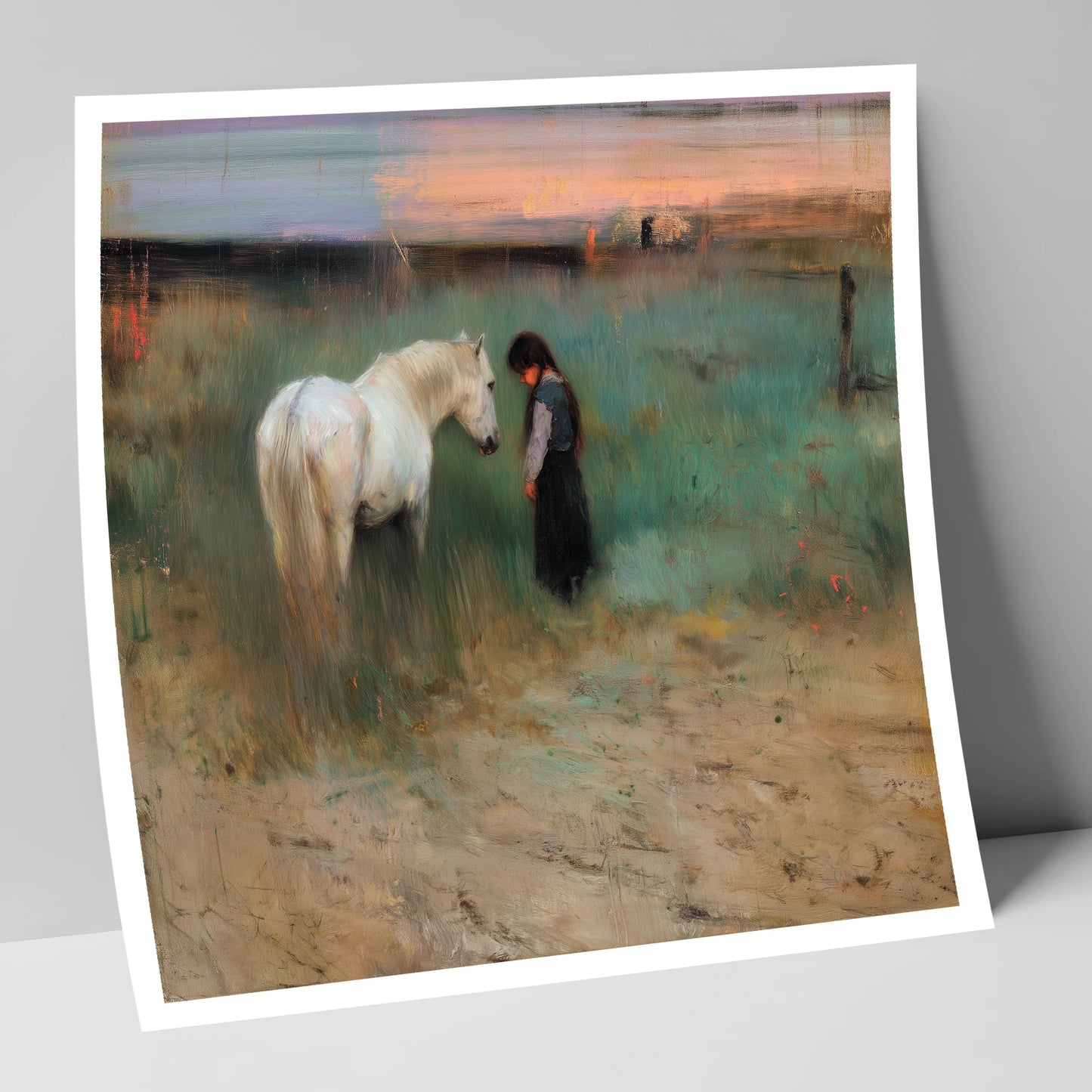 The Quiet Bond horse & rider art print