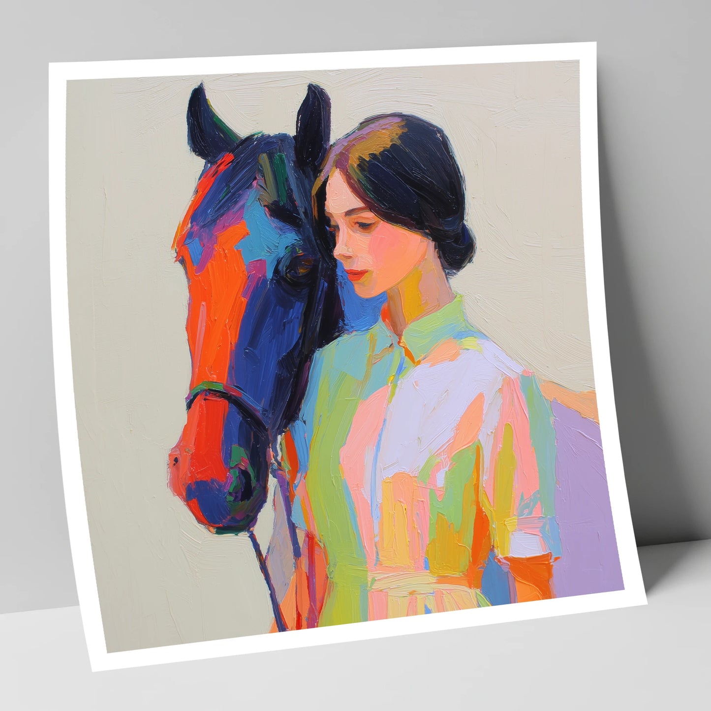 Radiant Companionship horse & rider art print