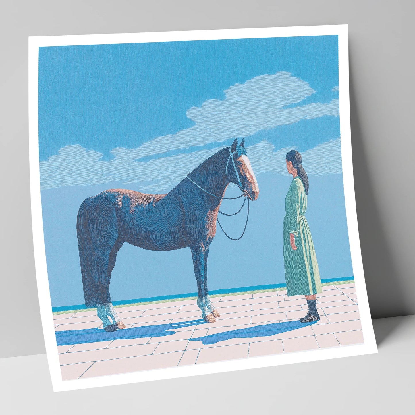 The Quiet Bond horse & rider art print