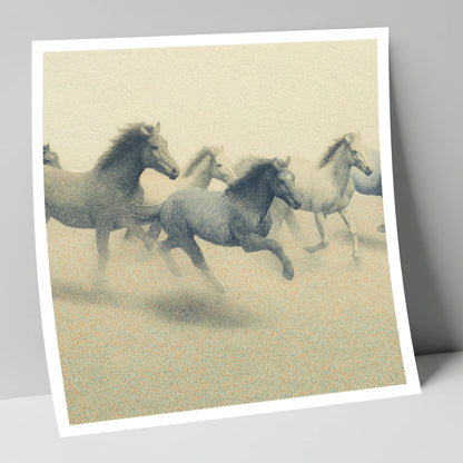 Rhythms of the Herd wild horses art print
