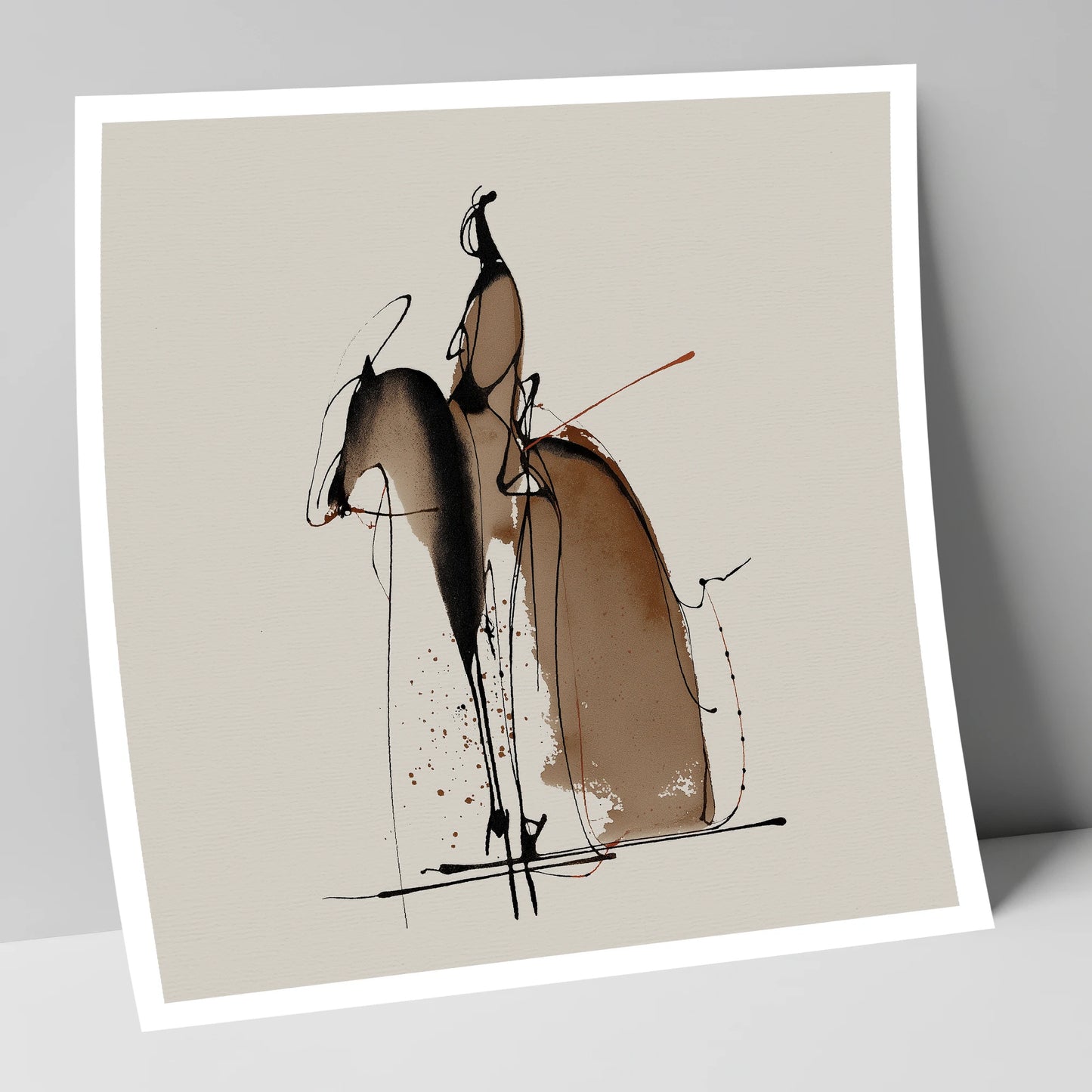 Collected Elegance dressage horse art print