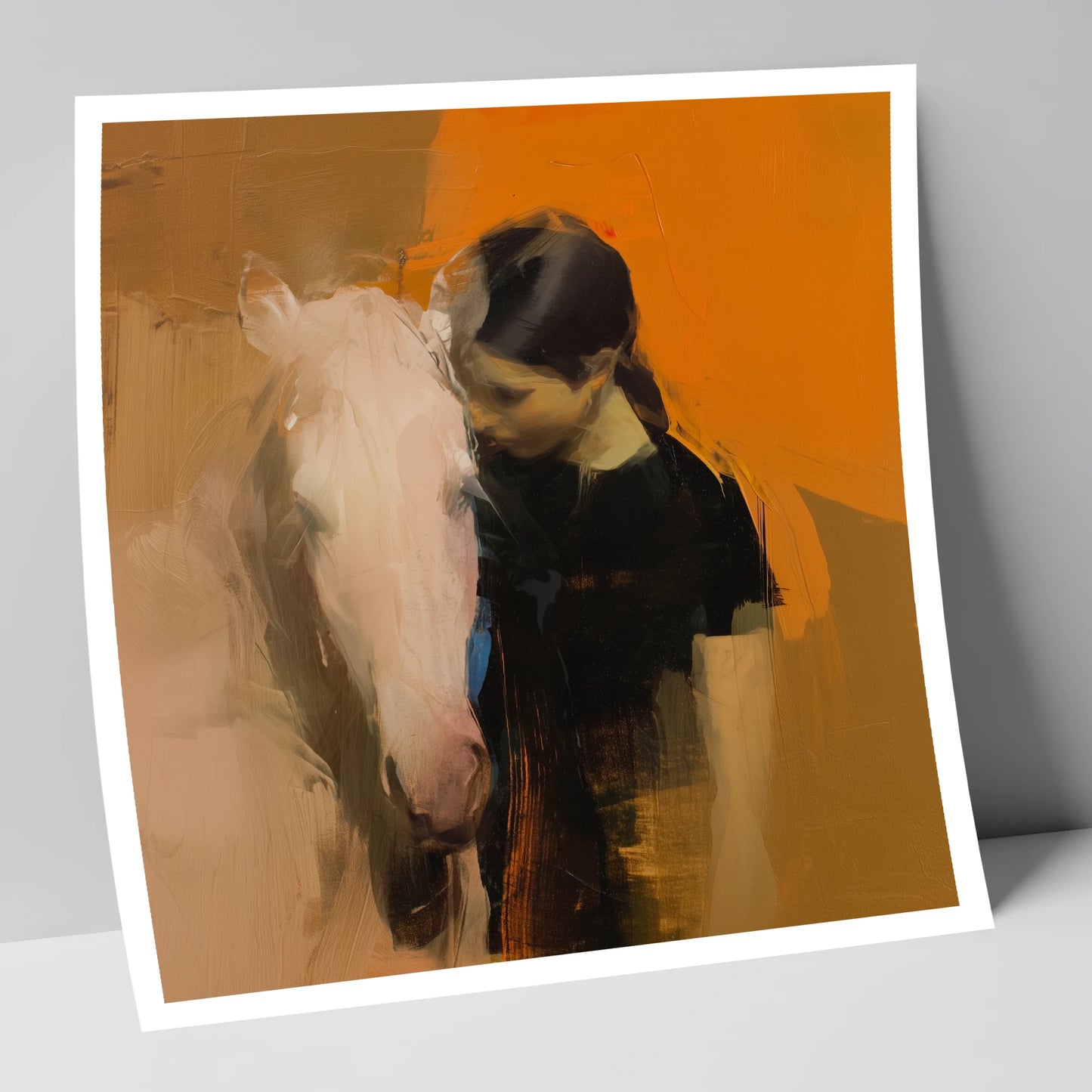 Unspoken Bond horse & rider art print