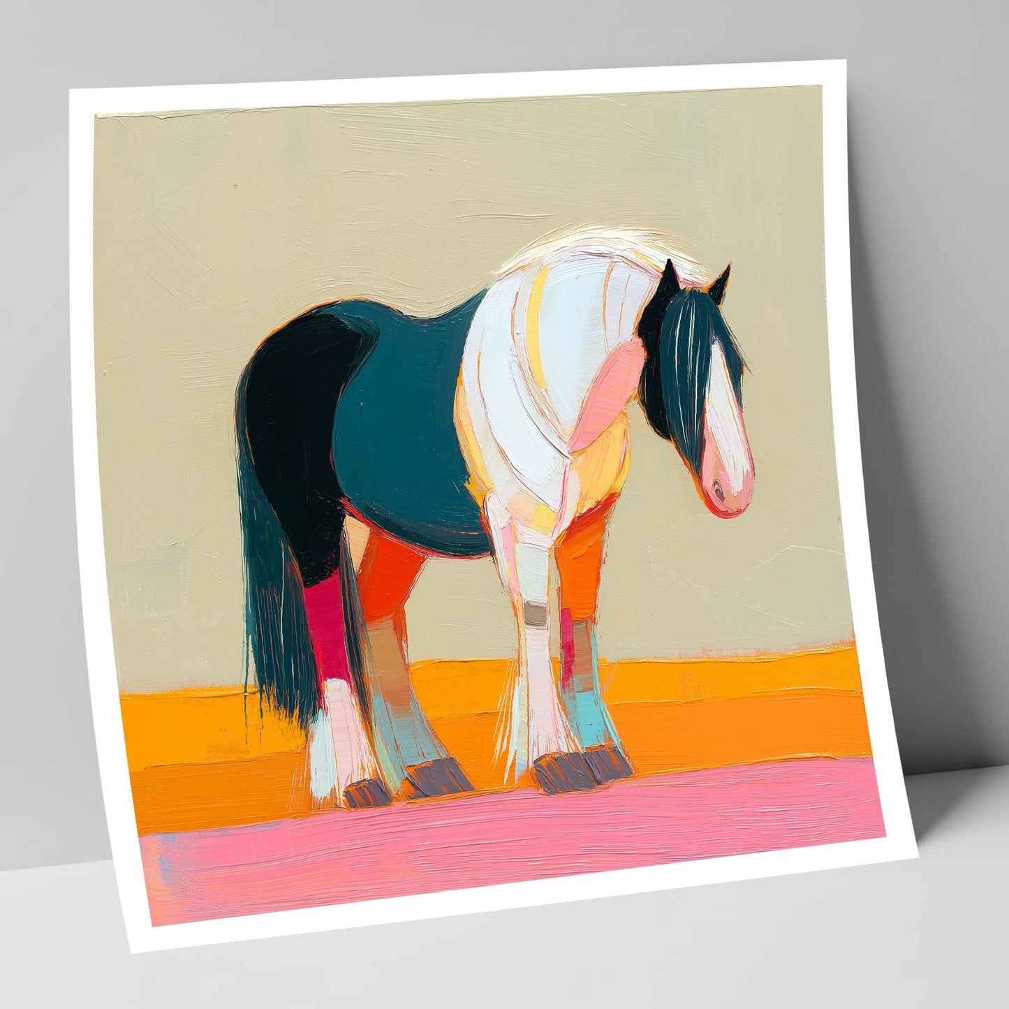 Vivid Spirit of the Cob working horse art print
