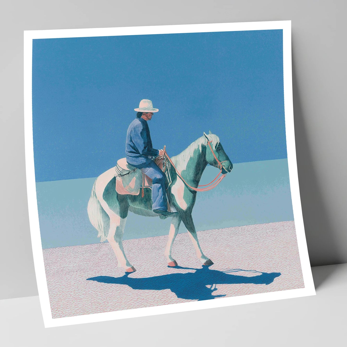 The Vast Horizon western horse art print
