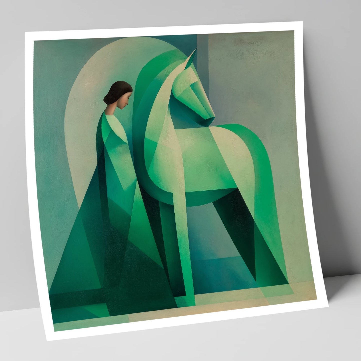 Facets of Connection horse & rider art print