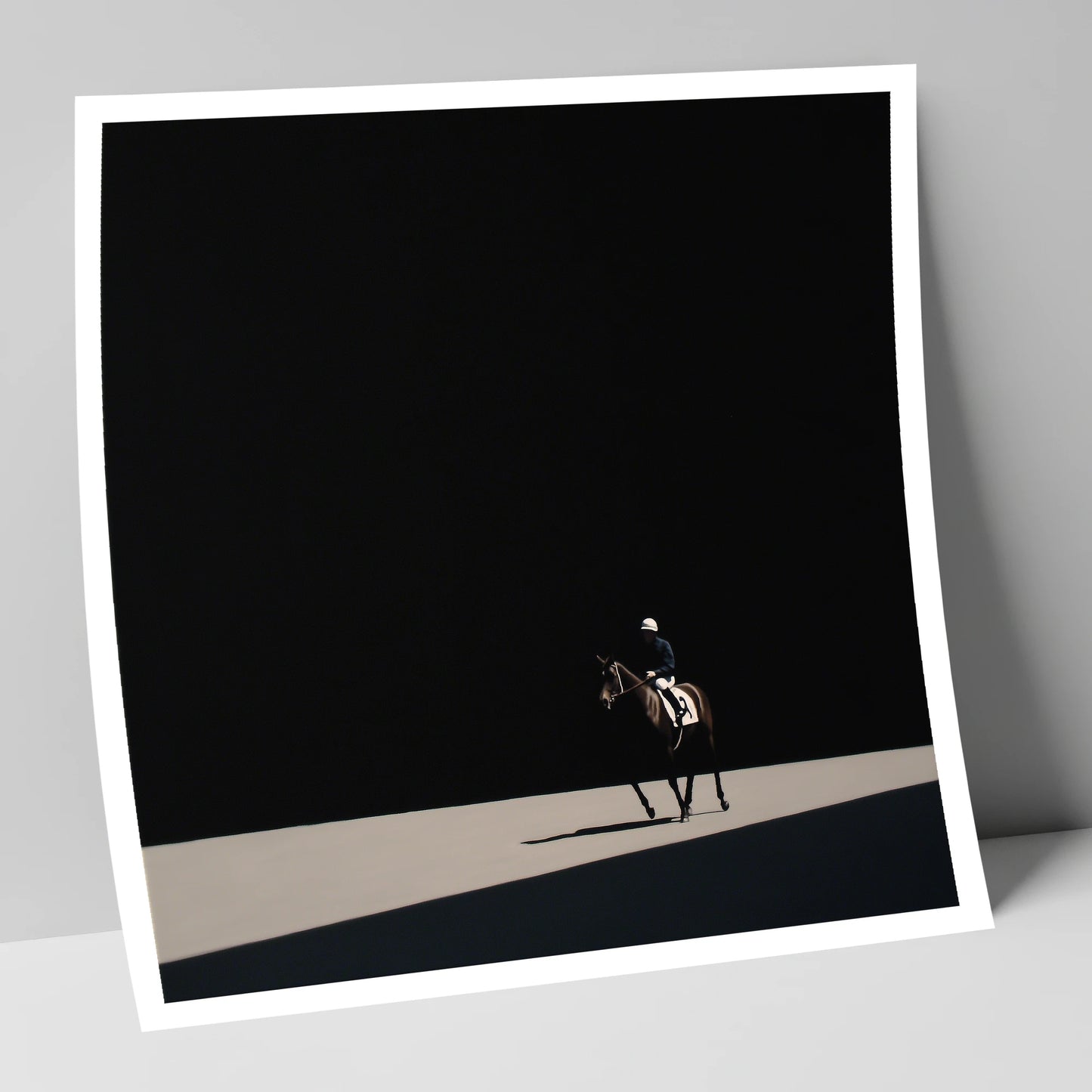 Out of the Shadows racing horse art print