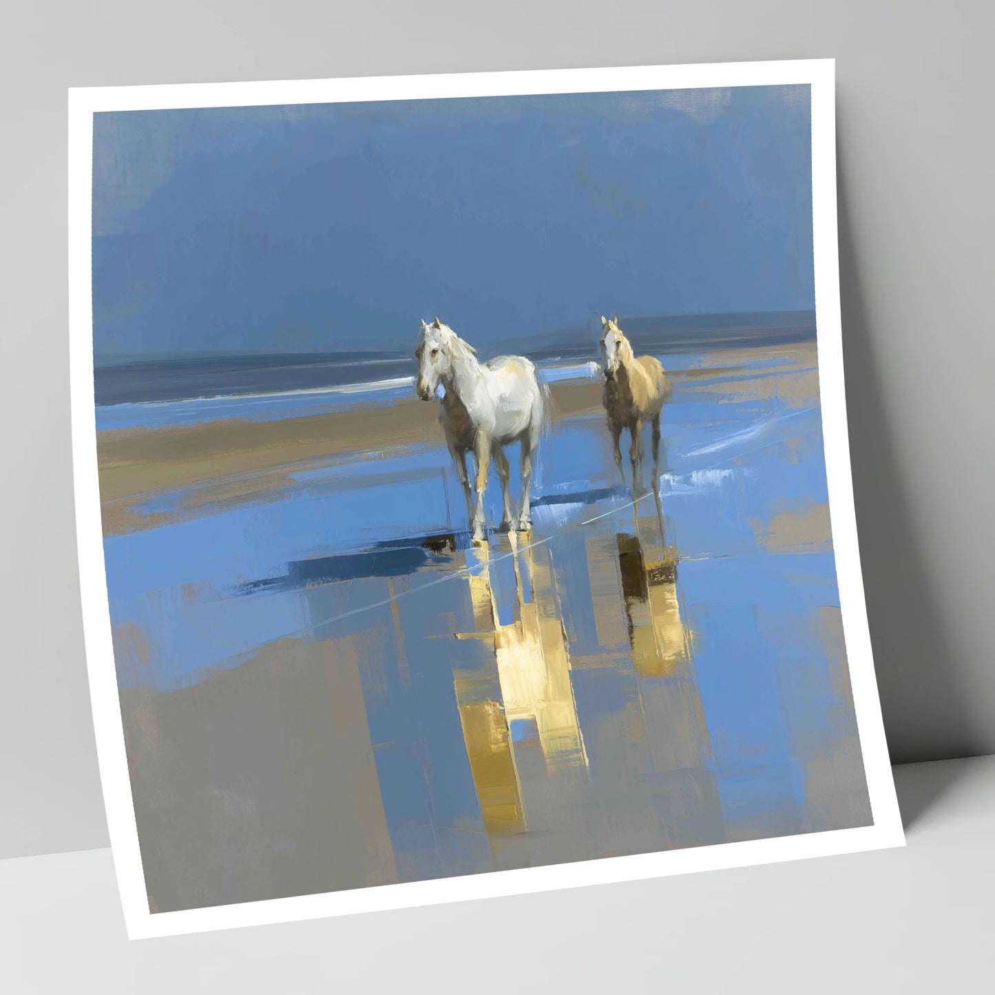 Coastal Reflections horse landscape art print