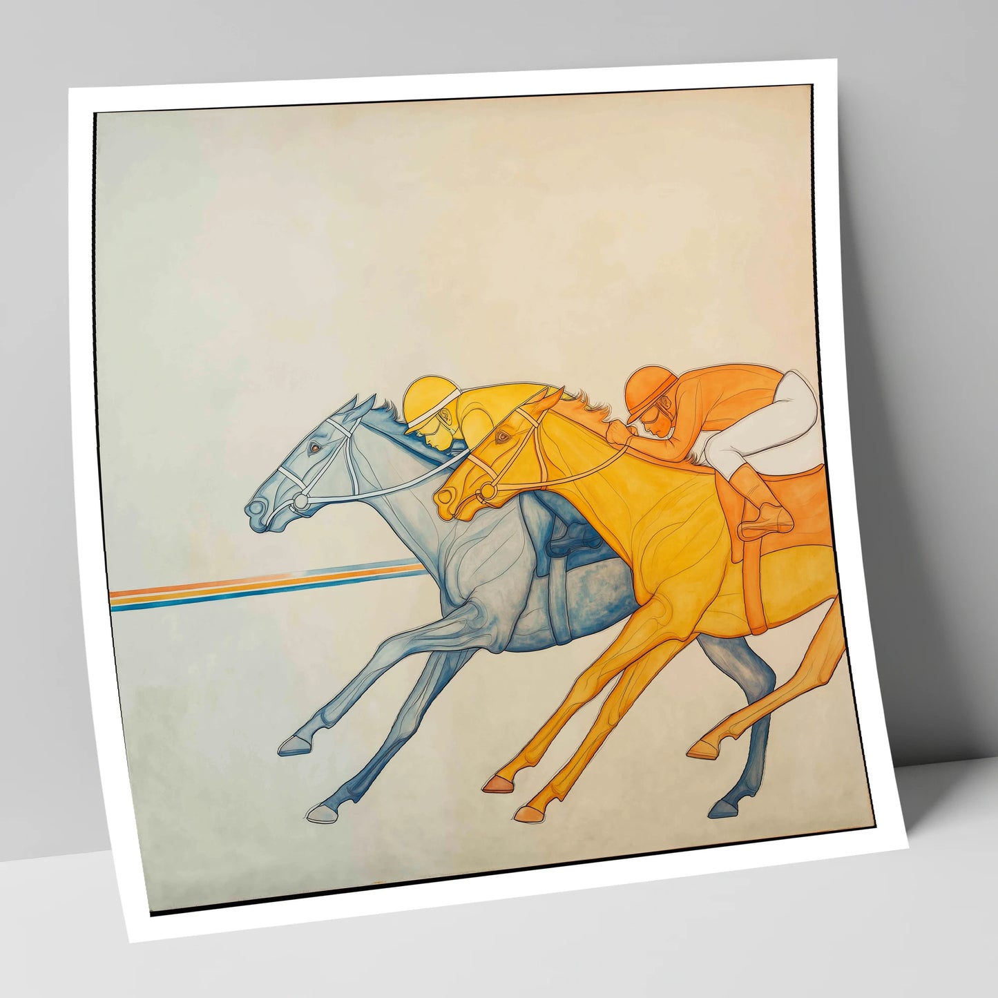 Rhythmic Pursuit racing horse art print