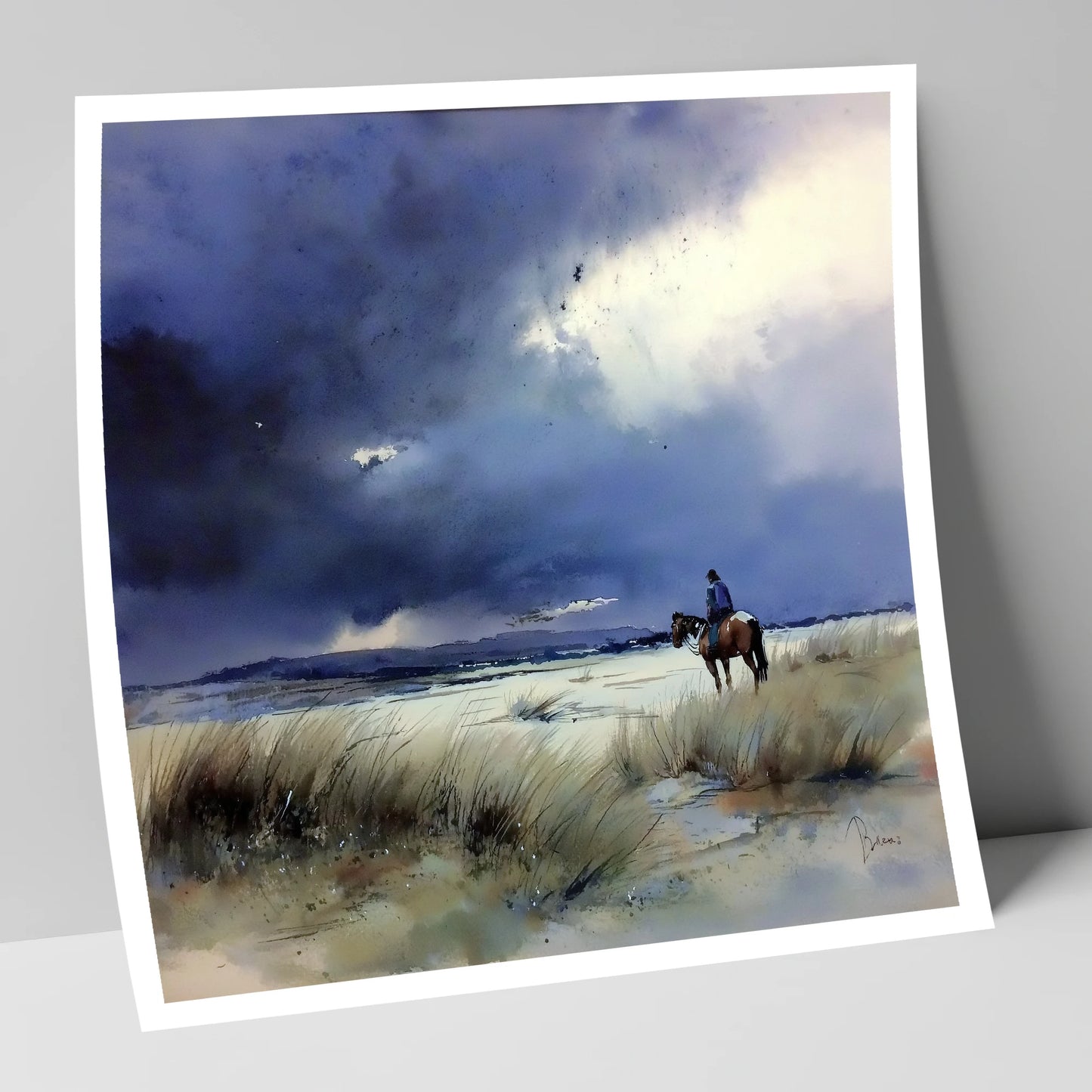Before the Storm horse landscape art print