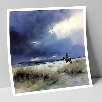 Before the Storm horse landscape art print