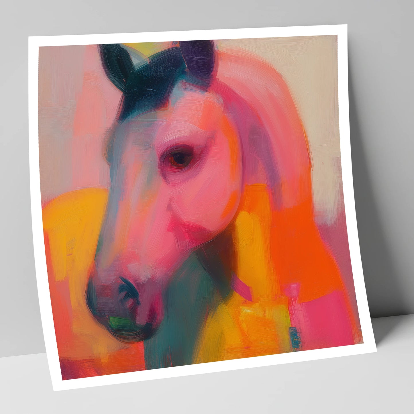 Radiant Equine Spirit horse portrait art print