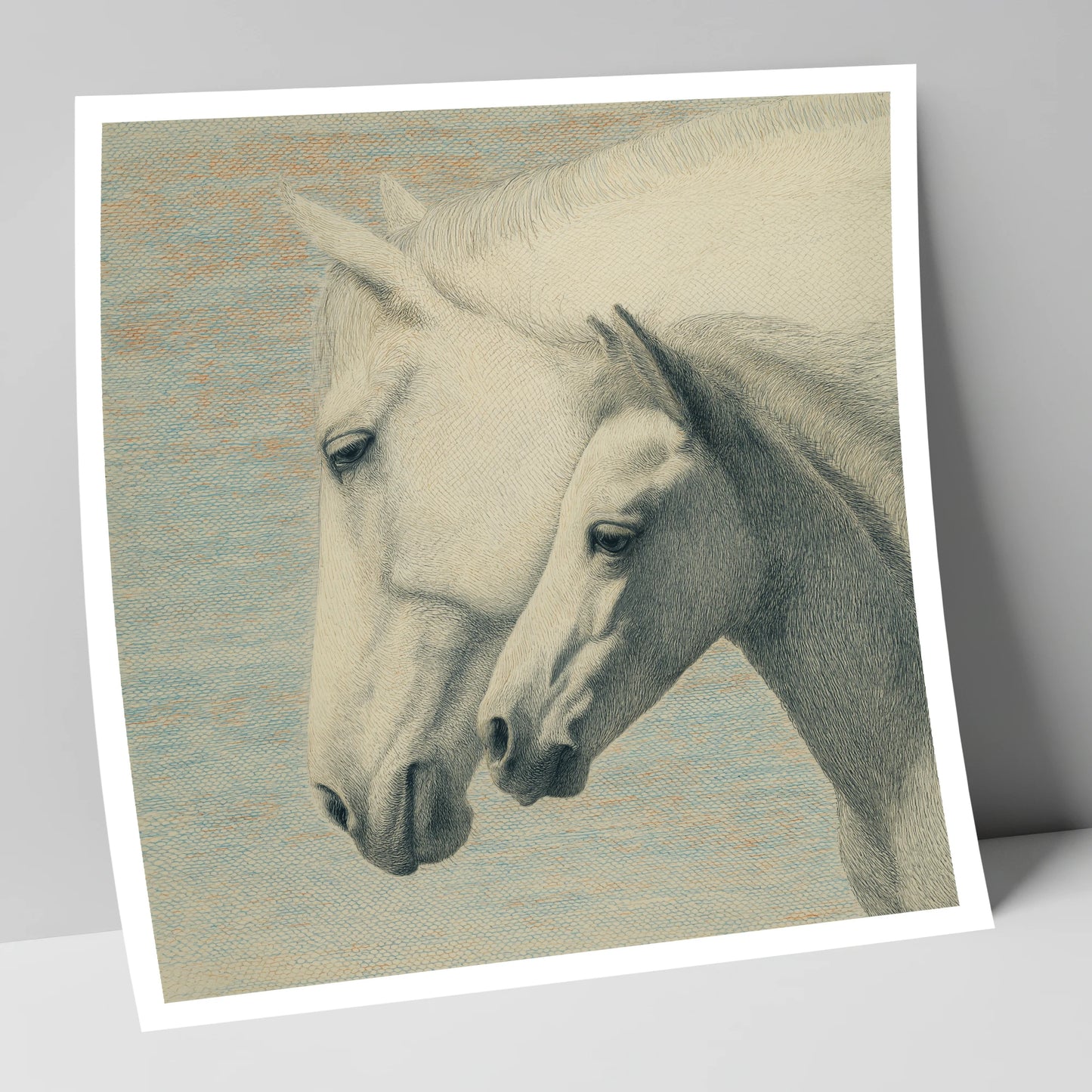 Timeless Companions mare & foal art print