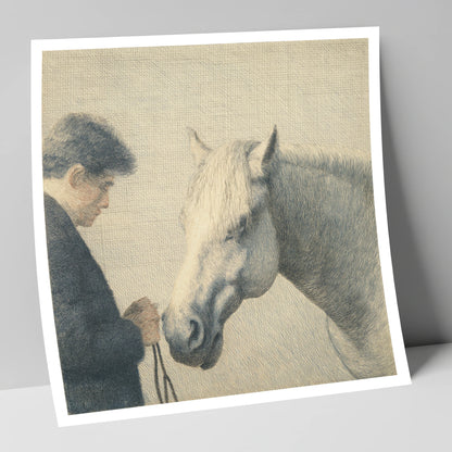 The Quiet Bond horse & rider art print