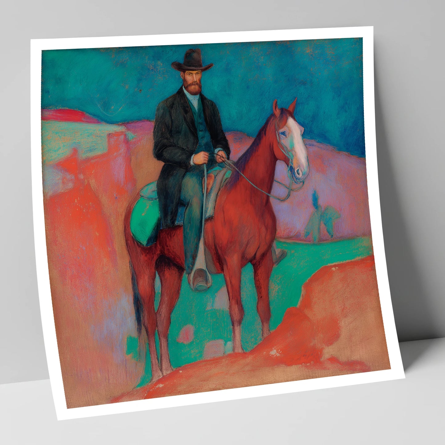 The Painted Frontier western horse art print