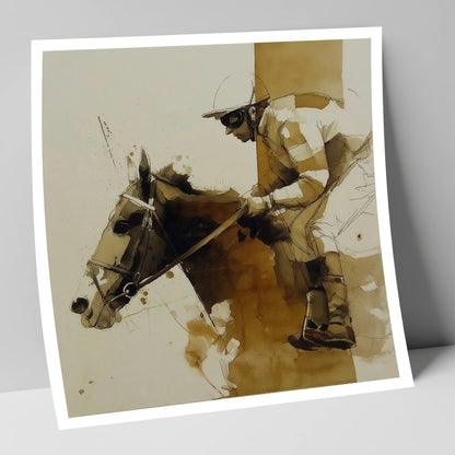 Pace in Profile racing horse art print
