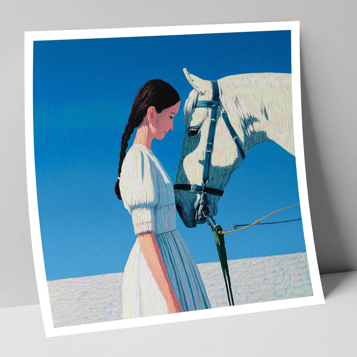Silent Dialogue horse & rider art print