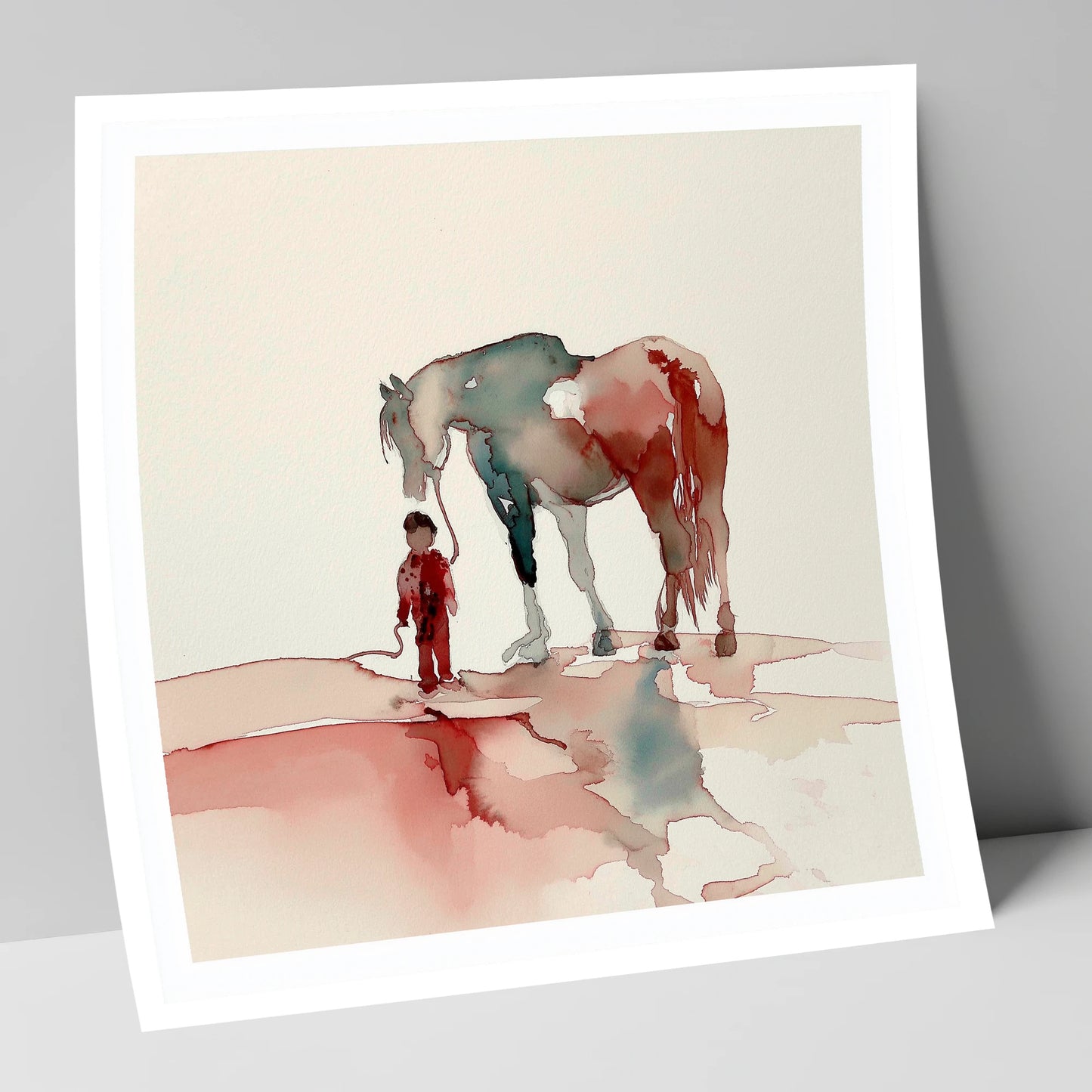 A Bond Beyond Words horse & rider art print