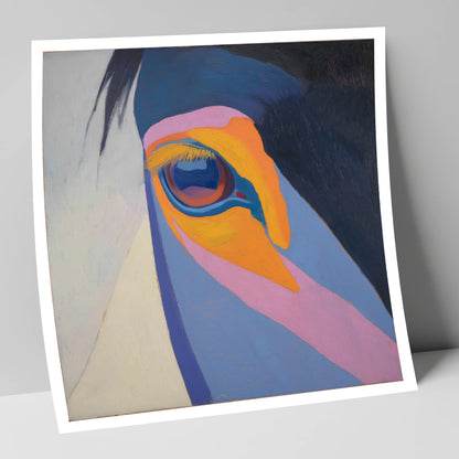 Chromatic Vision horse portrait art print