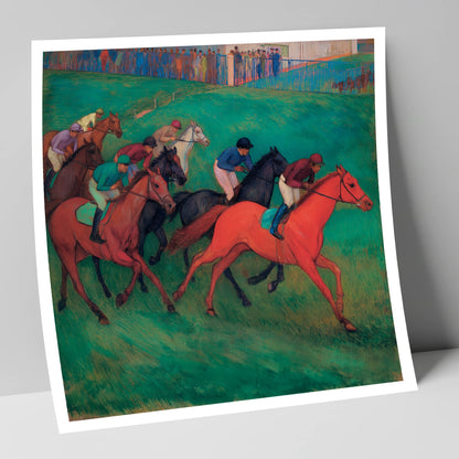 The Crimson Gallop racing horse art print