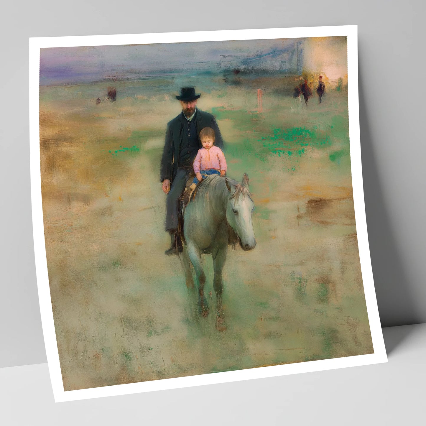 Guiding the Way horse & rider art print