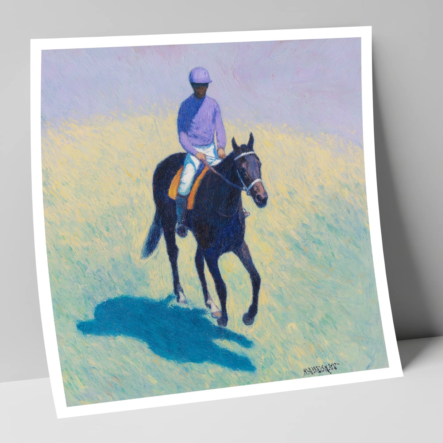 Morning on the Gallops racing horse art print