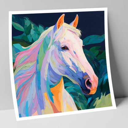Prismatic Equine Spirit horse breed art print