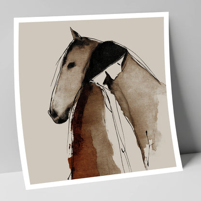 The Unspoken Bond horse & rider art print