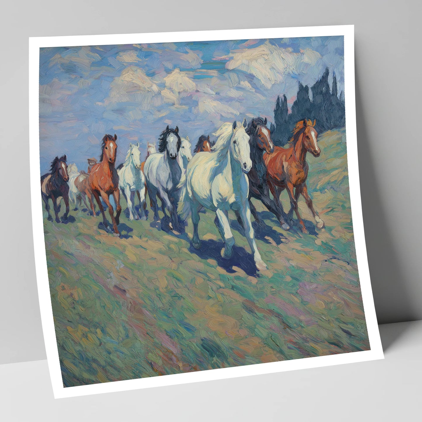 Unbridled Spirit wild horses art print