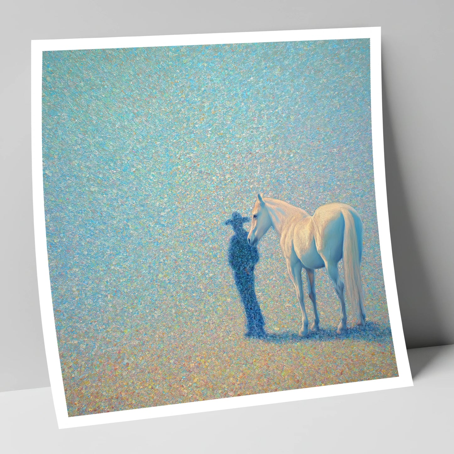 Echoes of the High Plains western horse art print