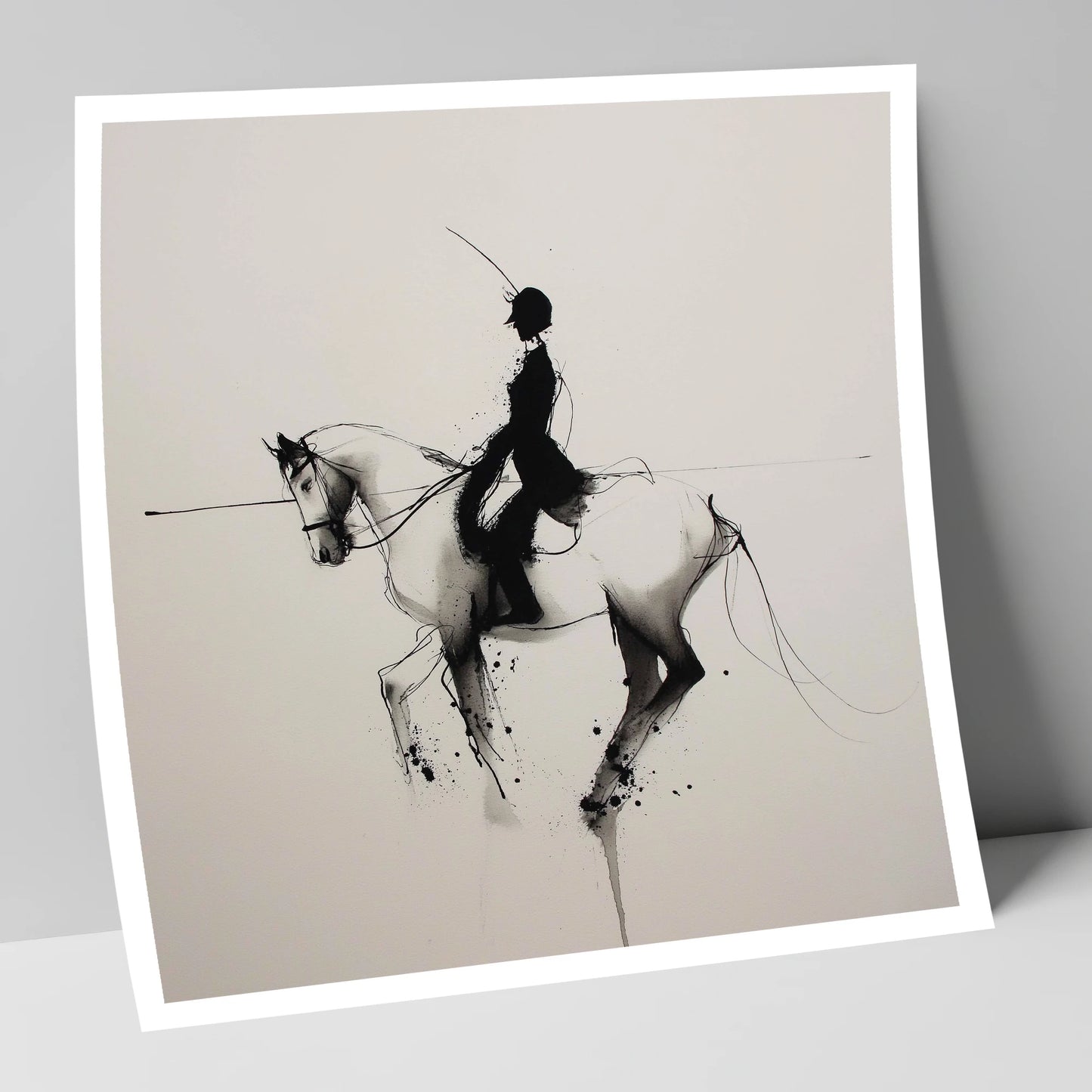Ethereal Dressage Harmony dressage horse art print